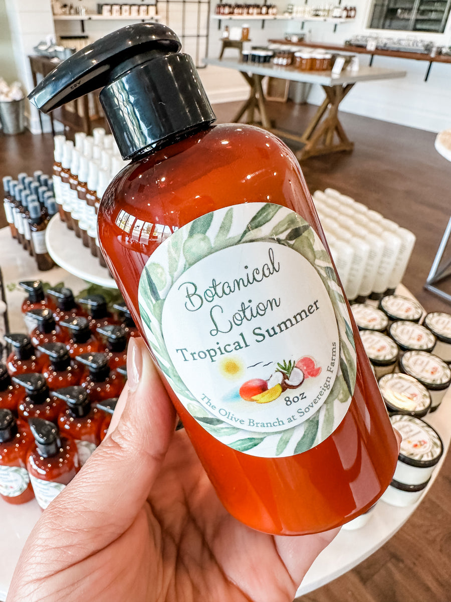 Botanical Lotion The Olive Branch at Sovereign Farms