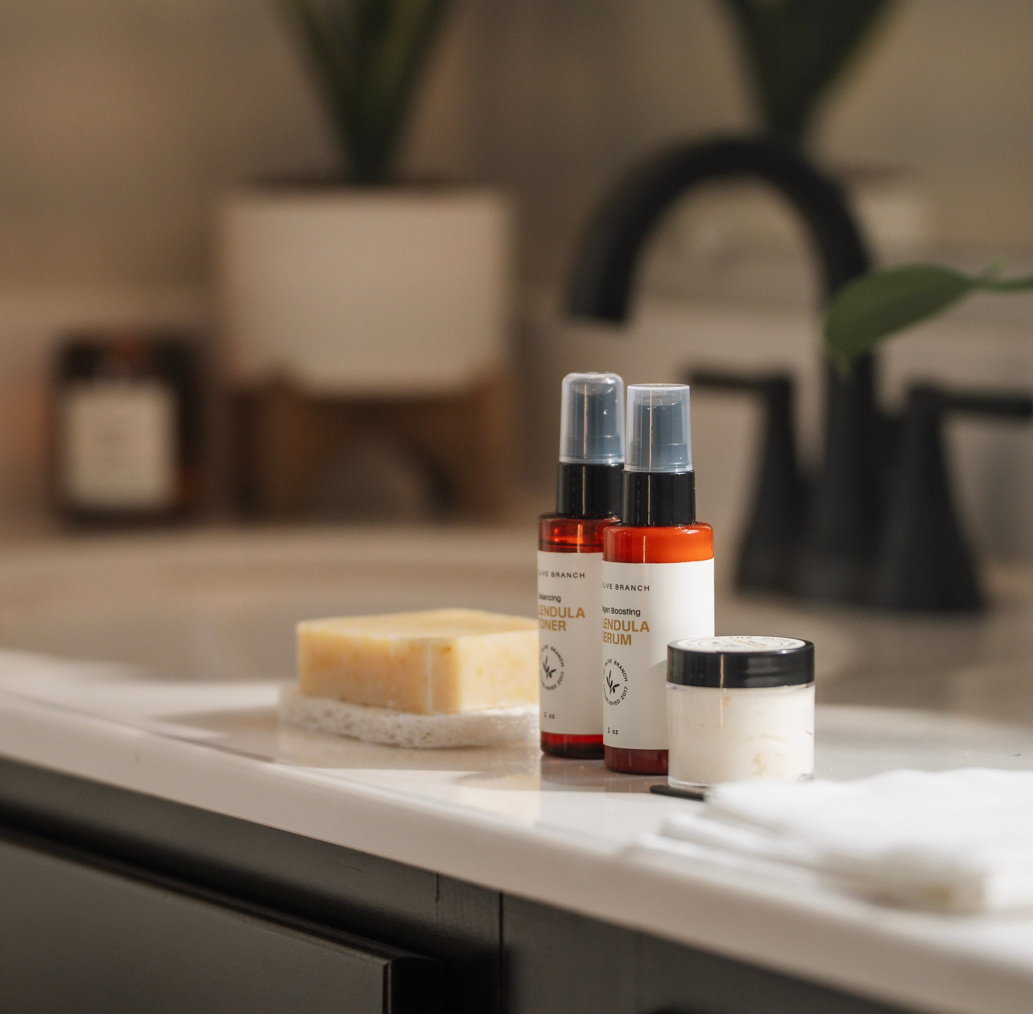 5 Piece Calendula Skincare Set – The Olive Branch at Sovereign Farms