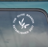 Olive Branch Vinyl Cling Window Decal
