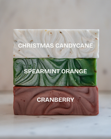 $16.99 Holiday Soap Trio