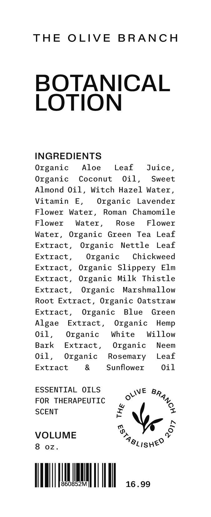 Botanical Lotion