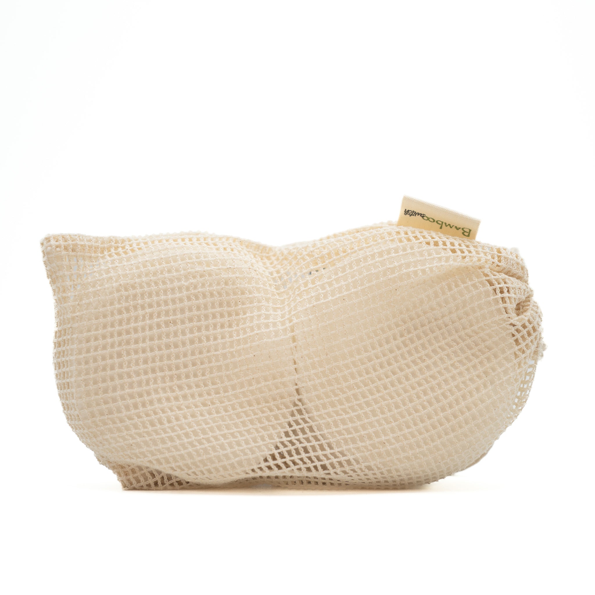 Reusable Organic Cotton & Bamboo Facial Rounds with Mesh Bag
