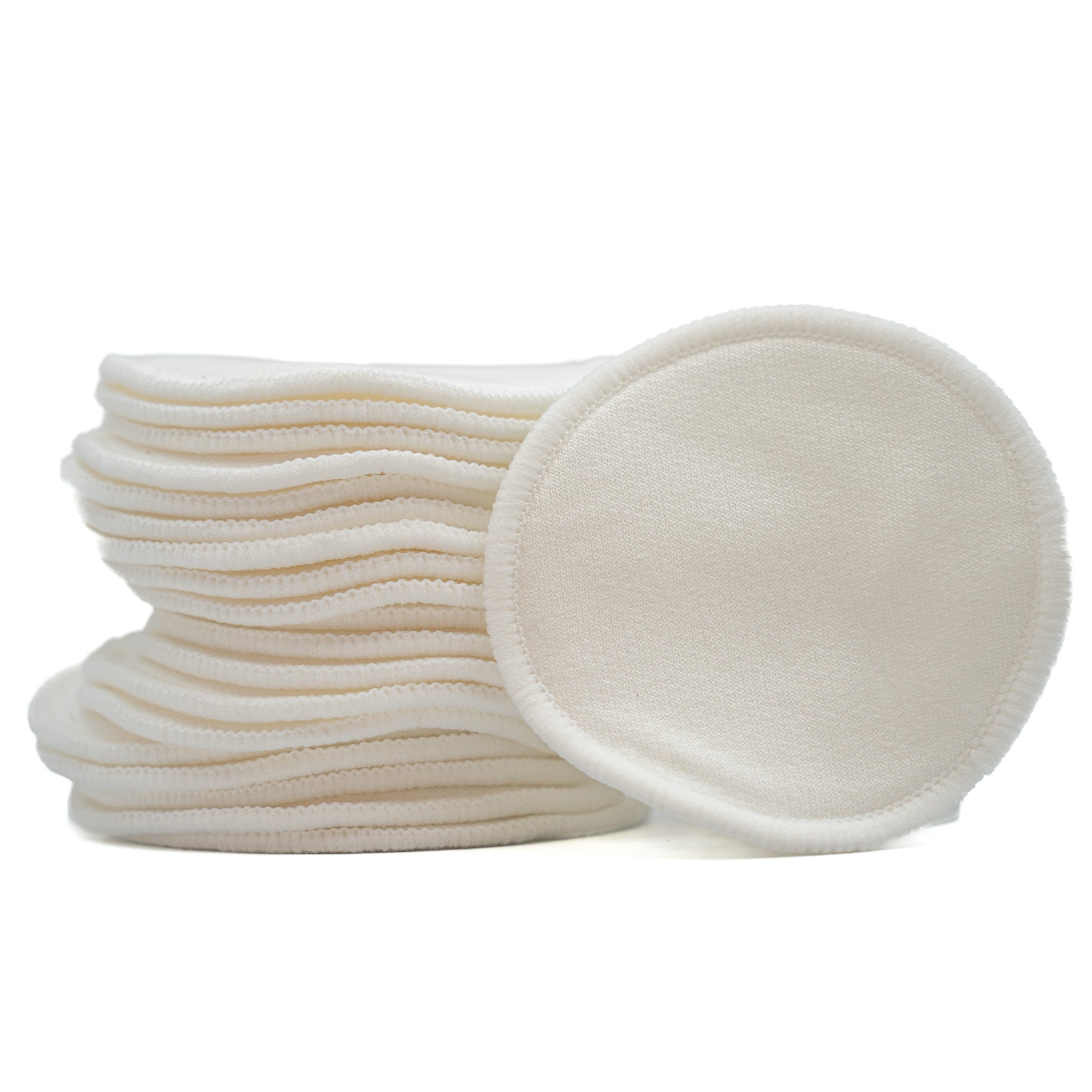 Reusable Organic Cotton & Bamboo Facial Rounds with Mesh Bag