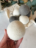 Organic Wool Dryer Balls Set of 6