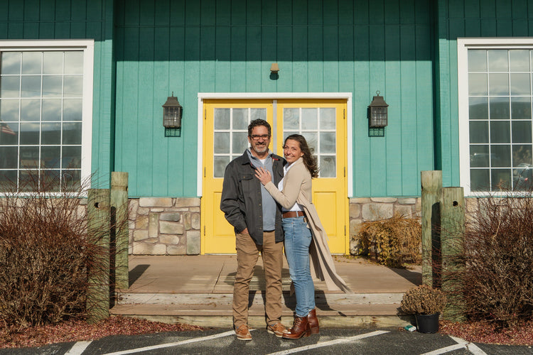 Tim and Rachel Greenholt in front 