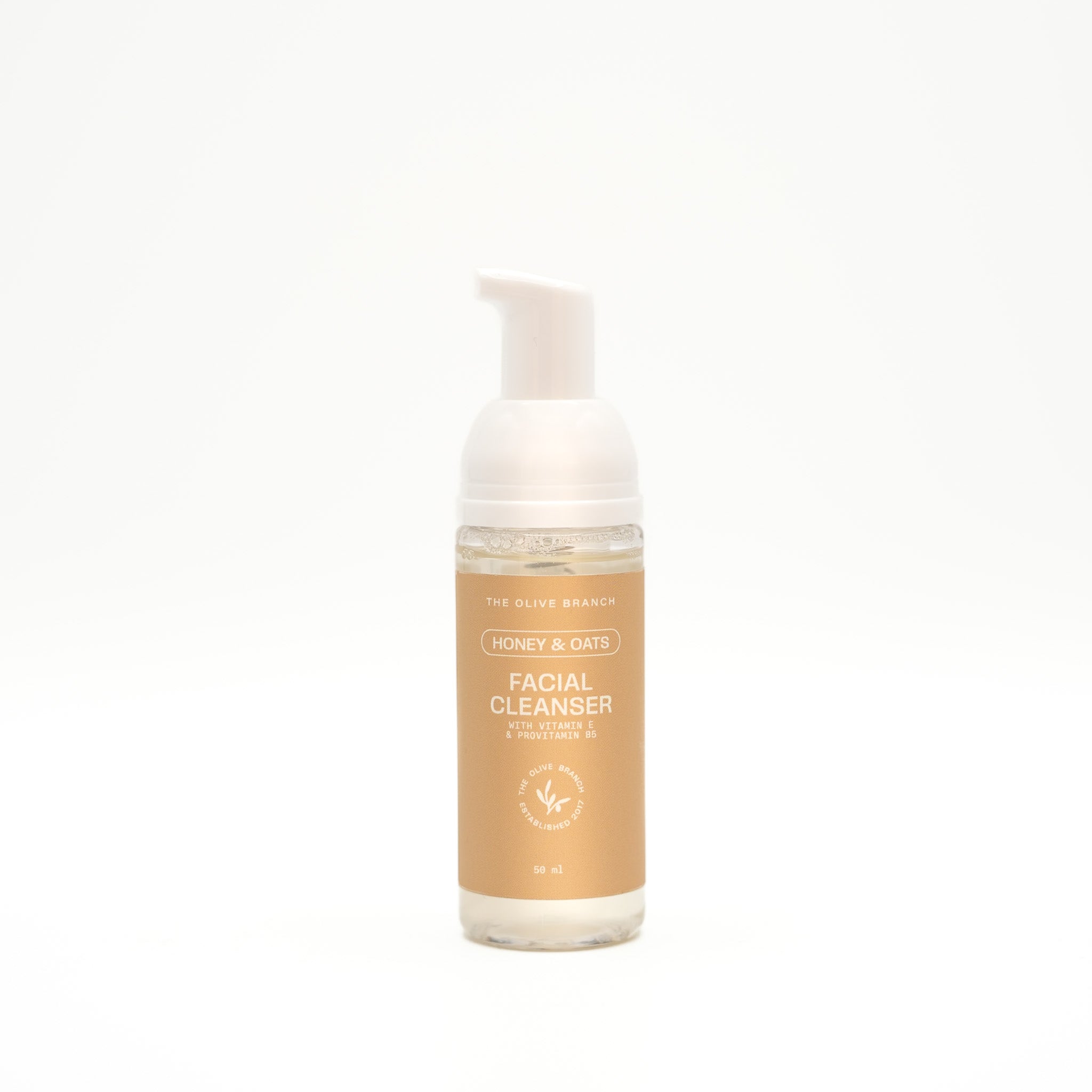 Travel Size Organic Honey & Oats Foaming Facial Cleanser