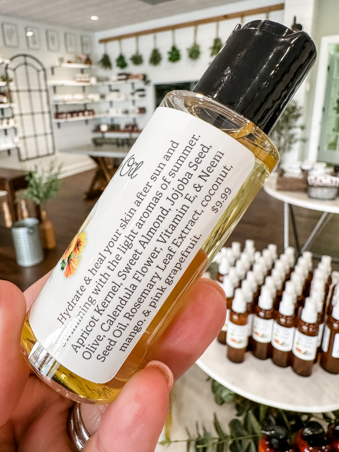 Summer Body Oil The Olive Branch at Sovereign Farms