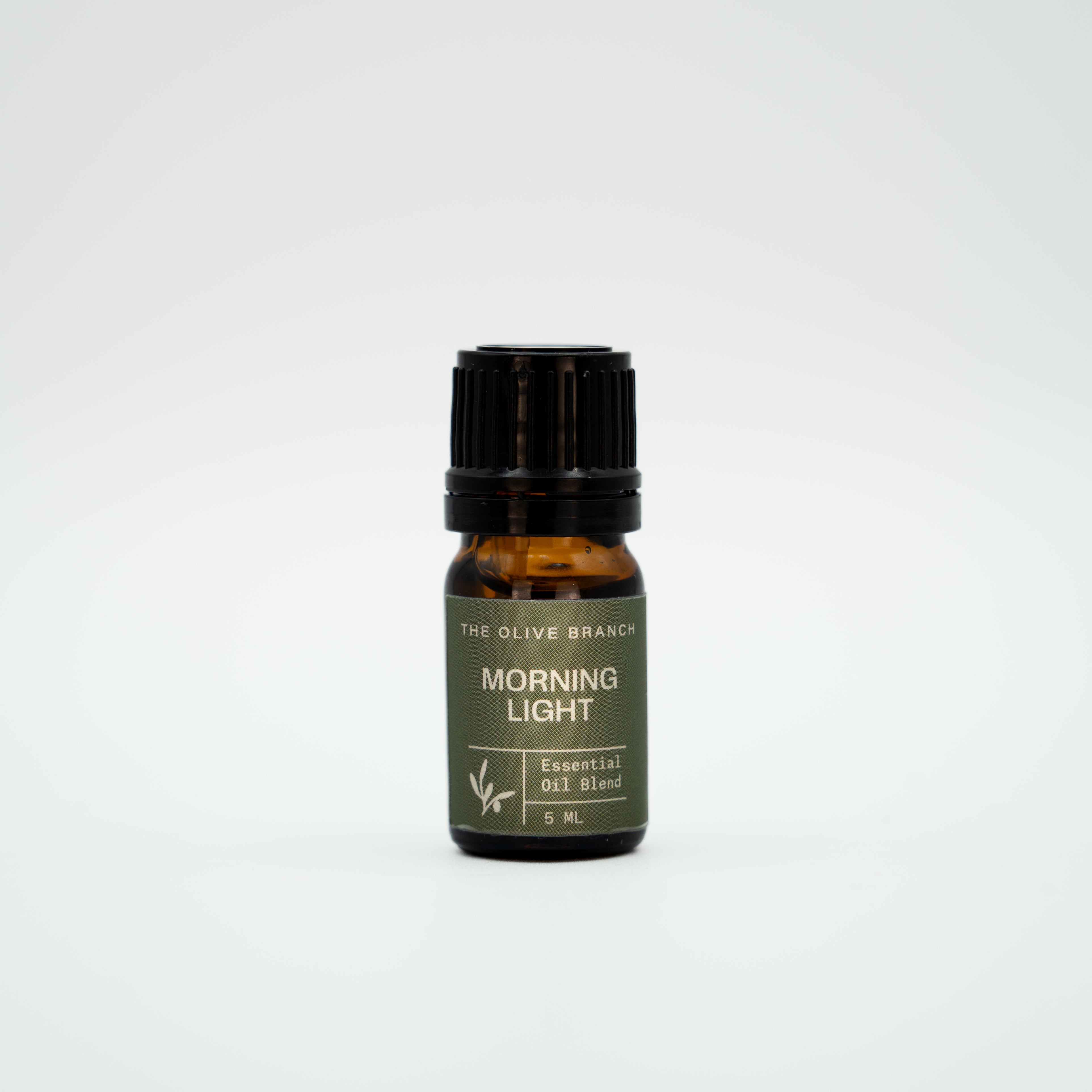 Morning Light Aromatherapy Blend on a white background. 
