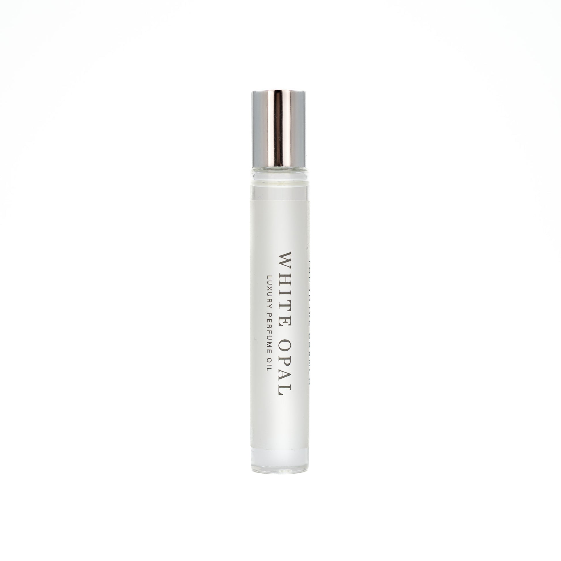 White Opal perfume bottle on a white background