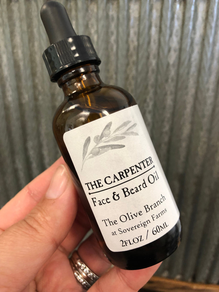 The Carpenter Face & Beard Oil The Olive Branch at Sovereign Farms